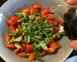 A picture of step 5 of Bruschetta.