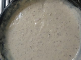Salsa blanca sin manteca ni aceite reducida en calorías