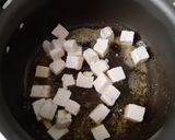 A picture of step 5 of Shahi paneer.