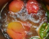 A picture of step 1 of Tomato Egg Drop Soup.