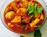 Foto langkah ke 6 dari resep Tahu Telur Masak Habang / Merah.