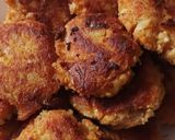 Főtt gyöngytyúk melle húsos zöldségfasírt recept fázis 1 fotója