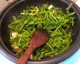 A picture of step 2 of Fried Paco Fern (Thai Style).