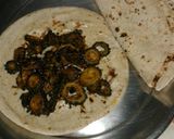 A picture of step 7 of Karela sabzi.