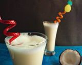 A picture of step 2 of Virgin Pina Colada.