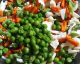 A picture of step 1 of Veg Makkhanvala.