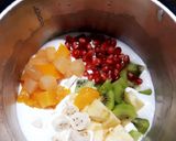 A picture of step 5 of Creamy Fruit Salad.