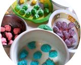 Foto langkah ke 3 dari resep Onde-onde rainbow.