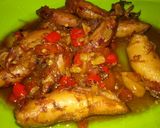 Foto langkah ke 5 dari resep Cumi Asin Goreng Mentega Pedas.
