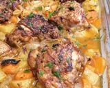 Une image de l'étape 10 de Poulet mariné aux épices.