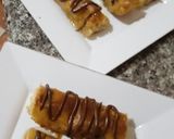 A picture of step 2 of Chocolate Baklava 😍.