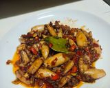 Foto langkah ke 7 dari resep Cumi Goreng Asam Manis.