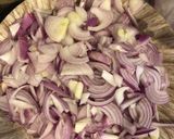 A picture of step 1 of Pulao biryani.