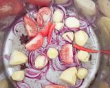 A picture of step 1 of Chicken curry.