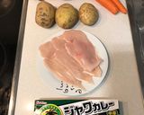 A picture of step 1 of Japanese Curry.
