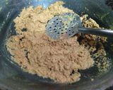 A picture of step 1 of Coarse Besan Modak.