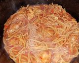 Foto del paso 5 de la receta: Espaguetis con cerdo cocinados en caldero