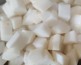 A picture of step 2 of Peethe Wali Mooli.