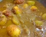 আলু সয়াবিন দিয়ে ডিমের ঝোল (aloo soyabean diye dimer jhol recipe in Bengali) রেসিপির ধাপ 4 ছবি