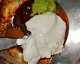 A picture of step 2 of Paneer kathi roll.