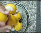 A picture of step 1 of Sparkling Raspberry lemonade|| preserved raspberry lemonade.