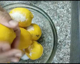 A picture of step 1 of Sparkling Raspberry lemonade|| preserved raspberry lemonade.