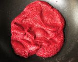 A picture of step 4 of Red Dragon Fruit Sooji Modak.