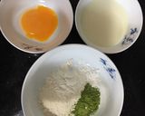Hình bước làm 1 của món PANCAKE CẢI KALE (blw)