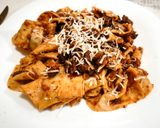 Szarvascomb pappardelle recept fázis 6 fotója