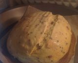 Foto langkah ke 18 dari resep Kunyit Wijen Jinten Hitam Chili Flakes Cheese Sourdough Bread (Open Bake Method).