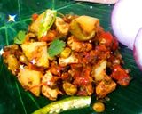 A picture of step 10 of Mix vegetables with chicken karahi.