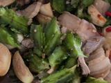 Cà pháo, đậu rồng trộn mắm nêm