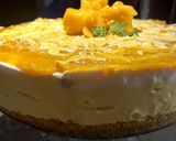 A picture of step 6 of Mango Cheese Cake.