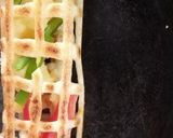A picture of step 4 of Paneer Net Dosa.