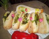 عکس مرحله 1 از دستور ساندویچ مرغ