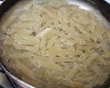 A picture of step 5 of Red sauce vegetables Italian pasta.