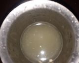 A picture of step 3 of Lemon juice and lemon soda.