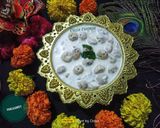 A picture of step 4 of Panchamrit / Charnamrit.