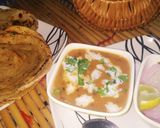 A picture of step 11 of Dal makhani with masala lachha parantha.