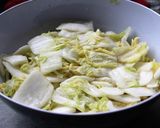 A picture of step 2 of Kimchi (vegan).