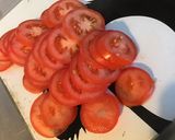 Une image de l'étape 3 de Salade de concombre et tomates à l endive rouge et persil.