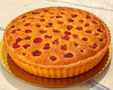 A picture of step 10 of Almond and raspberry frangipane tart.
