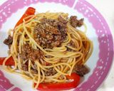 A picture of step 4 of Spaghetti with Tomato Sauce and Ground Beef.
