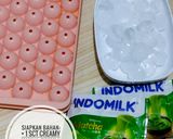 Foto langkah ke 1 dari resep Es creamy matcha jelly ball.
