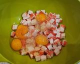 Foto del paso 2 de la receta: Pudin de atún, pimientos y palitos de cangrejo