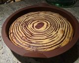 Une image de l'étape 6 de Gâteau zèbre.