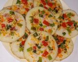A picture of step 2 of Poha uttapam.