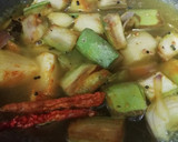 A picture of step 7 of Udupi Style Sambhar.
