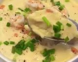 รูปขั้นตอนการทำที่ 3 ของ 🥚….ไข่ตุ๋นเด้งๆ….ใส่🍚 ข้าว 🥕แครอท 🍤 และกุ้งสับ ❤️