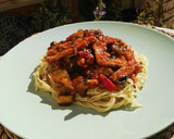 Foto del paso 8 de la receta: Pavo con salsa de ostras y verduras